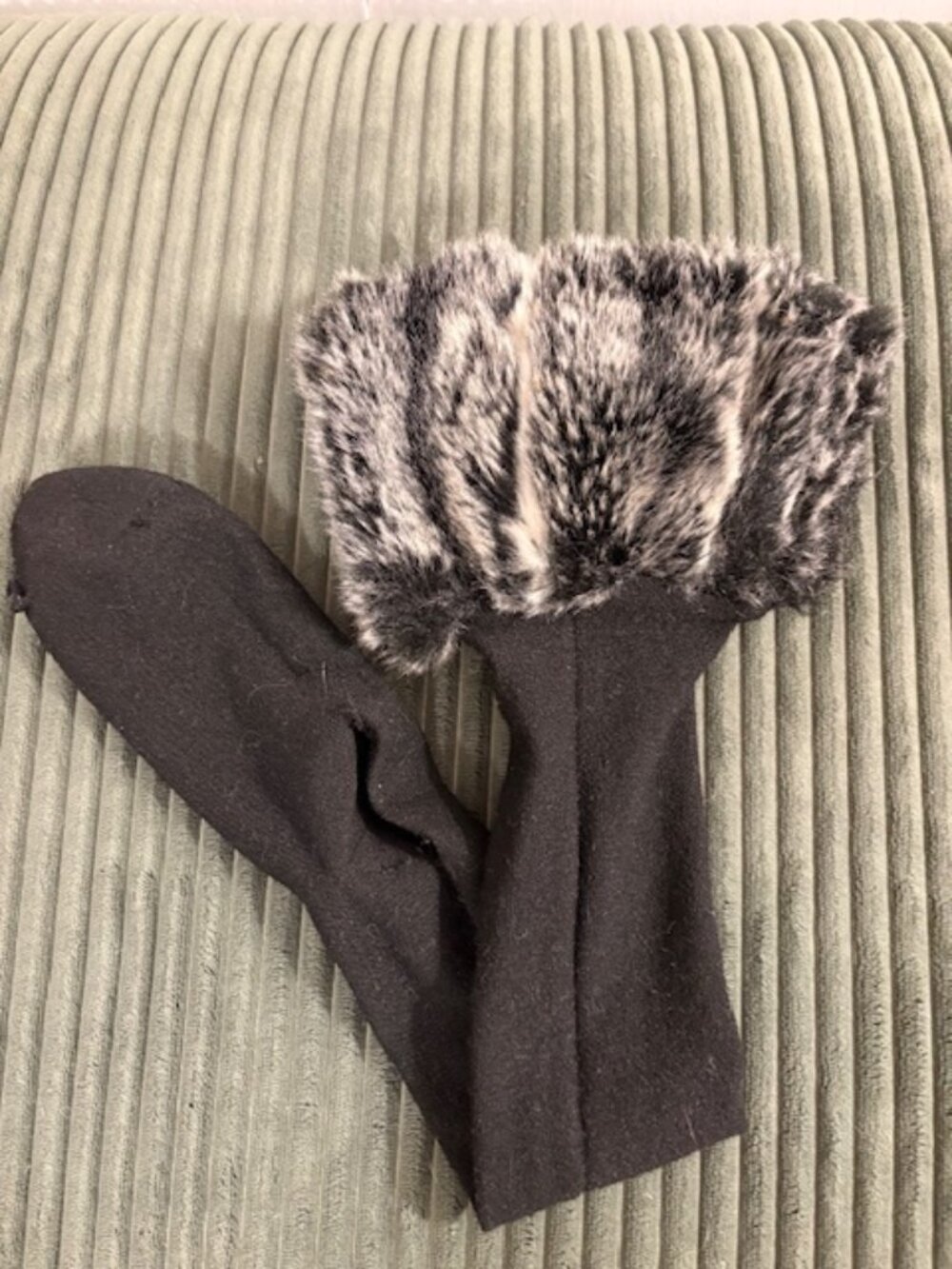 Tall Boot Liners Socks Faux Fur Cuff Boot Inserts